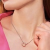 Thumbnail Image 4 of Olivia Burton Two-Tone Crystal Interlink Necklace