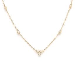 Olivia Burton Gold IP Pearl Cluster Necklace