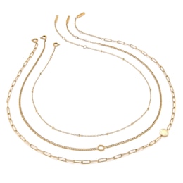 Olivia Burton Gold IP Stacking Necklaces