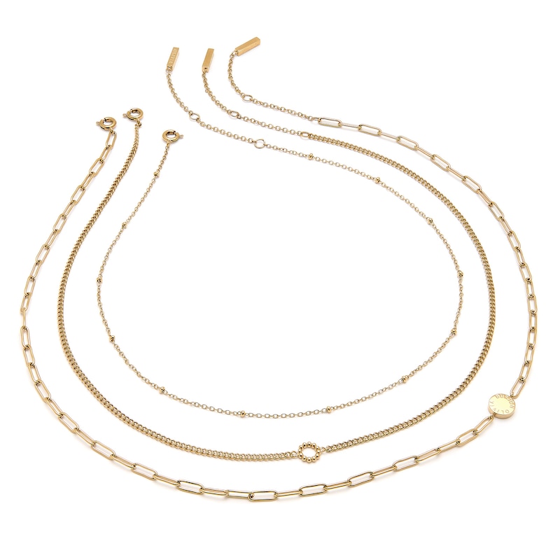 Main Image 1 of Olivia Burton Gold IP Stacking Necklaces