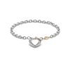 Thumbnail Image 3 of Olivia Burton Stainless Steel Link Heart Charm Bracelet