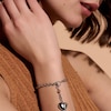Thumbnail Image 4 of Olivia Burton Stainless Steel Link Heart Charm Bracelet