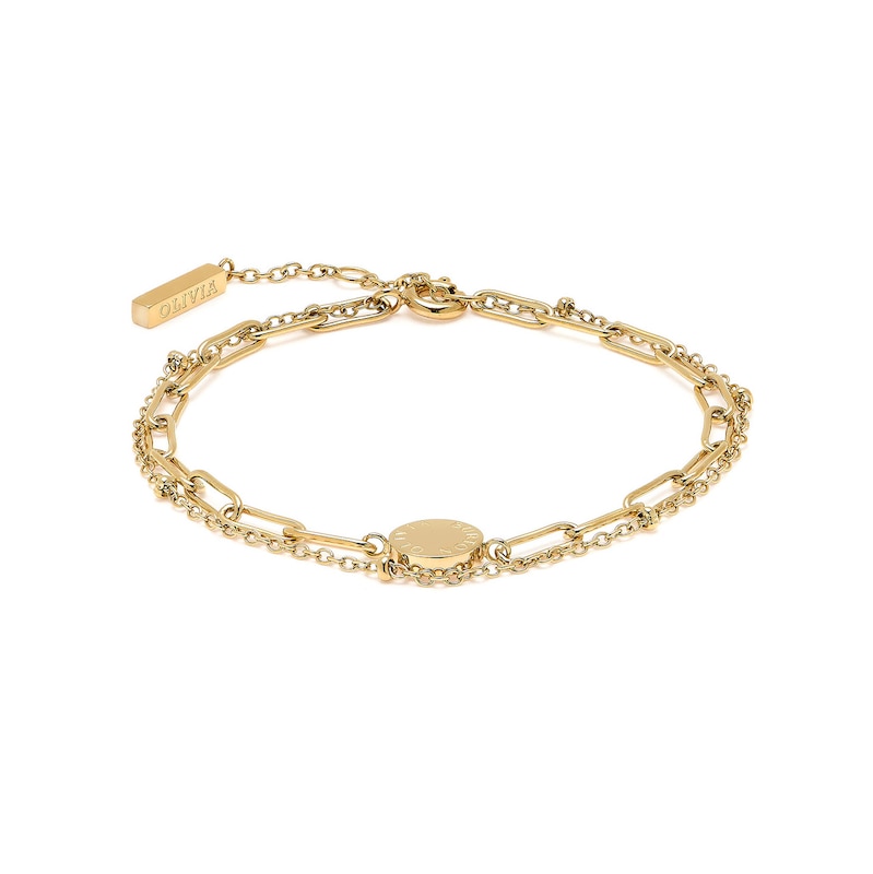 Main Image 2 of Olivia Burton Gold IP Stacking Bracelets