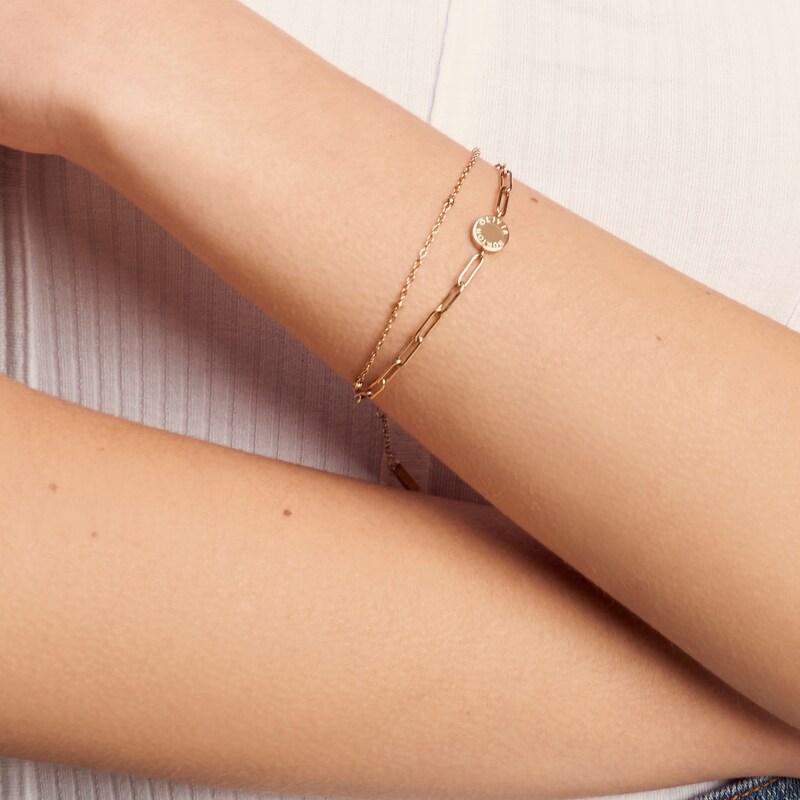 Main Image 4 of Olivia Burton Gold IP Stacking Bracelets