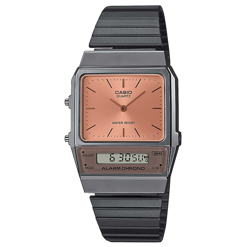 Casio Vintage AQ-800ECGG-4AEF Men's Black Stainless Steel Bracelet Watch