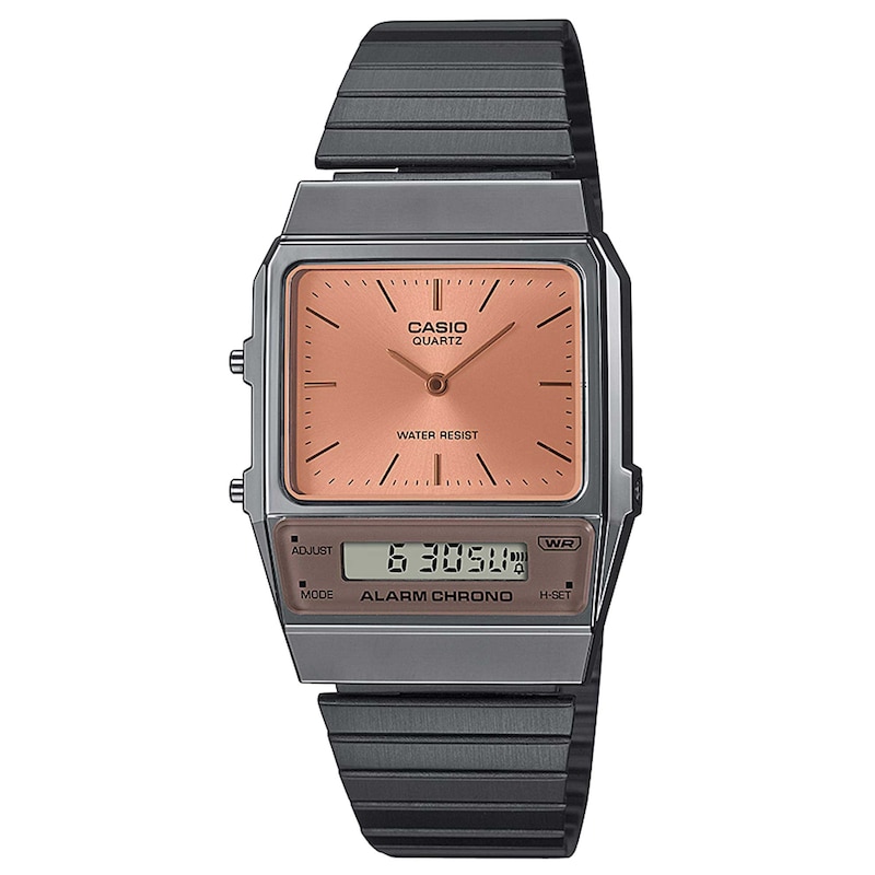 Main Image 1 of Casio Vintage AQ-800ECGG-4AEF Men's Black Stainless Steel Bracelet Watch