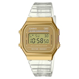Casio Vintage A168XESG-9AEF Men's Black Resin Strap Watch