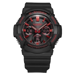 G-Shock GAW-100BNR-1AER Men's Ignite Red Exclusive Black Resin Strap Watch