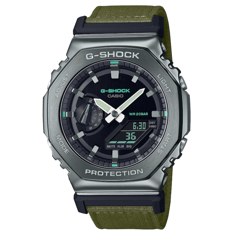 G-Shock GM-2100CB-3AER Men's Green Fabric Strap Watch