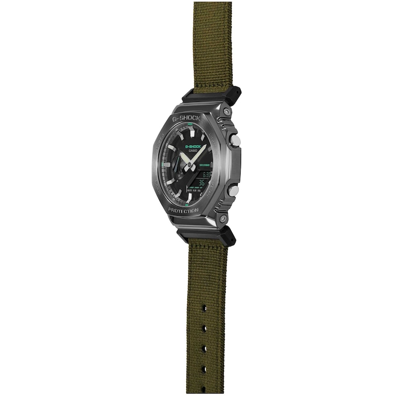 G-Shock GM-2100CB-3AER Men's Green Fabric Strap Watch