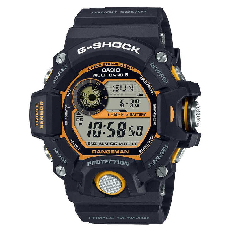 G-Shock GW-9400Y-1ER Men's Master Of G Rangeman Black Resin Strap Watch