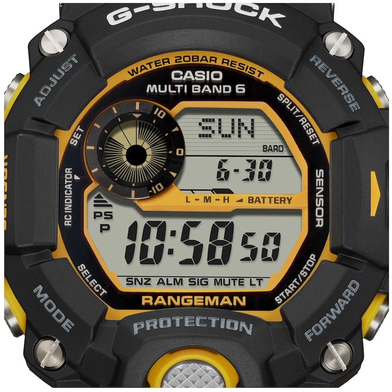 G-Shock GW-9400Y-1ER Men's Master Of G Rangeman Black Resin Strap Watch