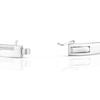 Thumbnail Image 2 of Sterling Silver 0.07ct Diamond Crossover Bangle