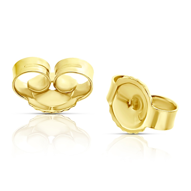 Main Image 3 of 9ct Yellow Gold Multi Stone Hoop Earrings