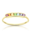 Thumbnail Image 0 of 9ct Yellow Gold Multi Stone Channel Set Ring