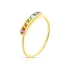 Thumbnail Image 2 of 9ct Yellow Gold Multi Stone Channel Set Ring
