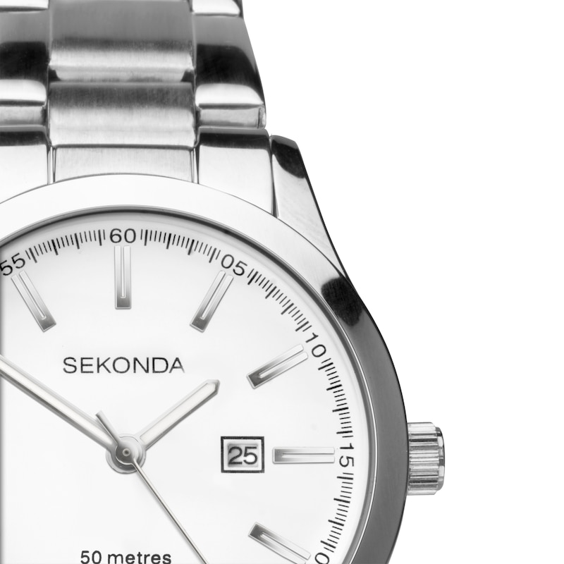 Main Image 2 of Sekonda Taylor Ladies' White Dial Stainless Steel Bracelet Watch