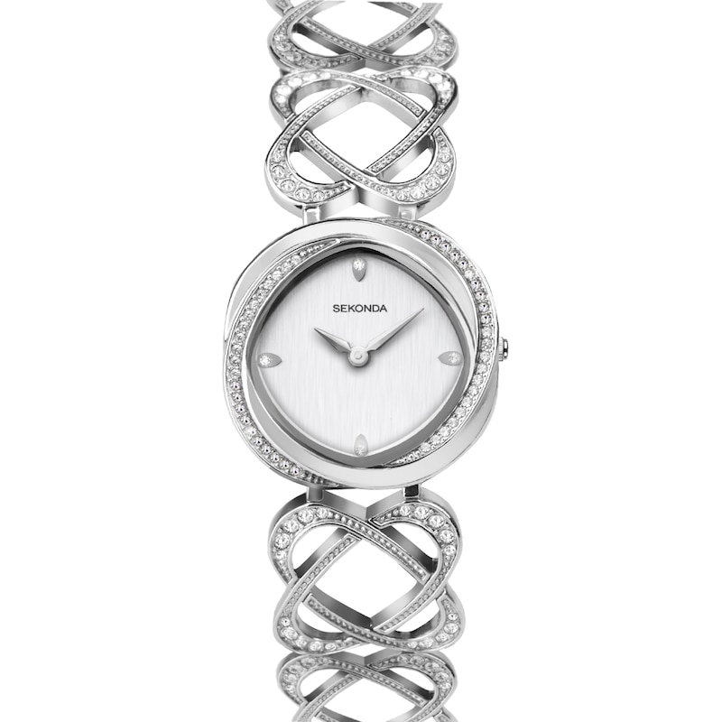 Main Image 1 of Sekonda Hidden Hearts Ladies' Fancy Bracelet Stainless Steel Watch