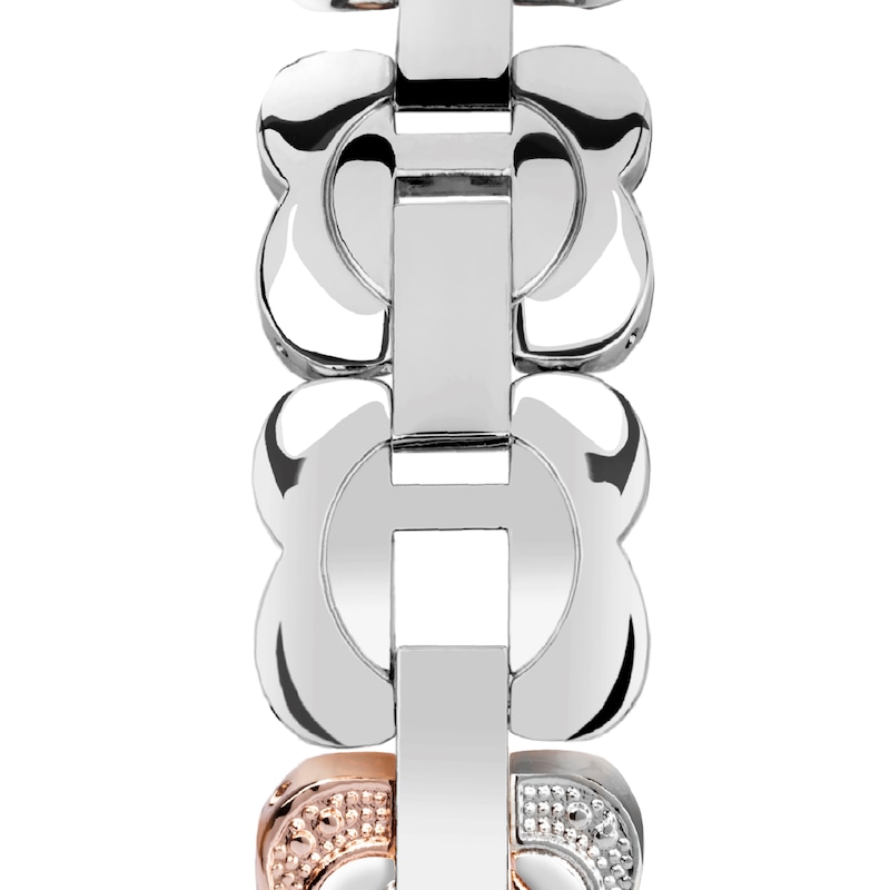 Main Image 6 of Sekonda Hidden Hearts Ladies' Fancy Two Tone Bracelet Watch