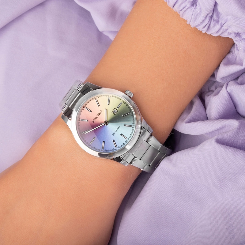 Main Image 5 of Sekonda Ladies' Taylor Silver Stainless Steel Bracelet Watch