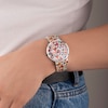 Thumbnail Image 3 of Sekonda Ladies' Orange Geometric Patterned Expander Bracelet Watch