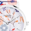Thumbnail Image 1 of Sekonda Ladies' Light Purple Floral Patterned Expander Bracelet Watch