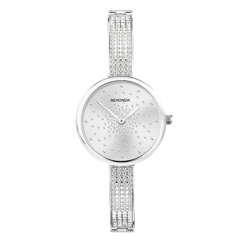 Main Image 1 of Sekonda Celeste Starlet Ladies' Silver Alloy Bracelet Watch