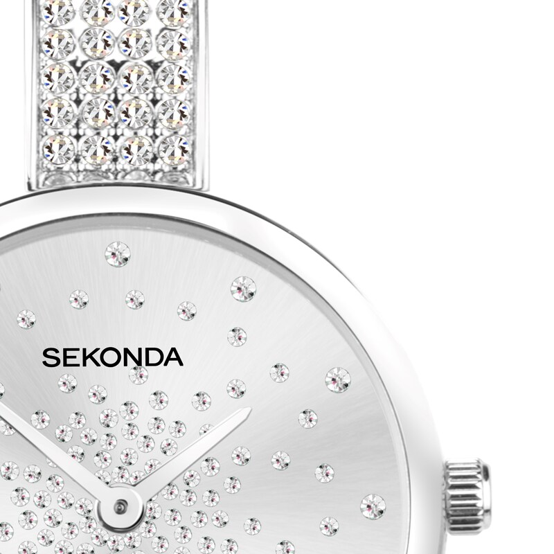 Main Image 2 of Sekonda Celeste Starlet Ladies' Silver Alloy Bracelet Watch