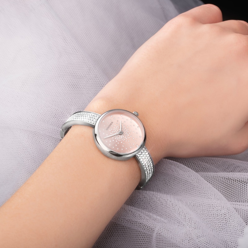 Main Image 7 of Sekonda Celeste Starlet Ladies' Silver Alloy Bracelet Watch