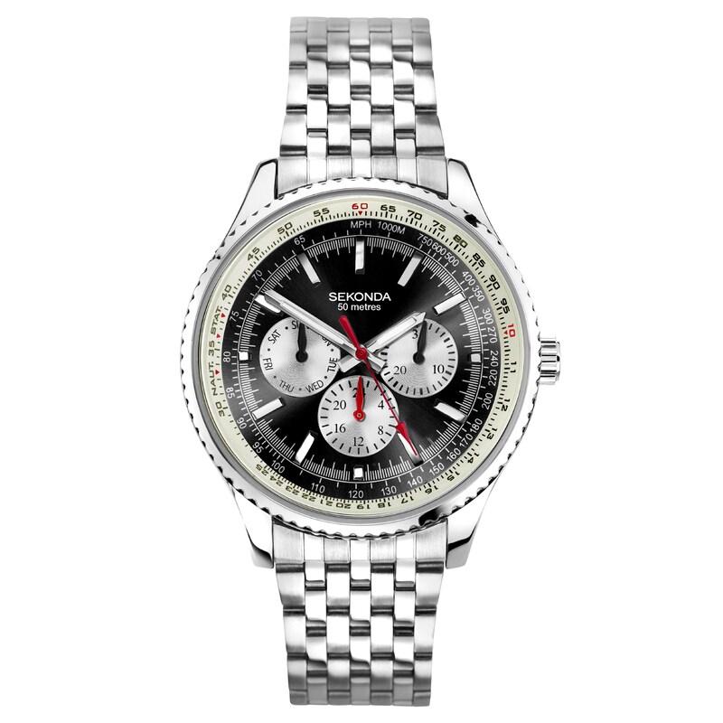 Main Image 1 of Sekonda Maverick Men's Multi link Stainless Steel Watch