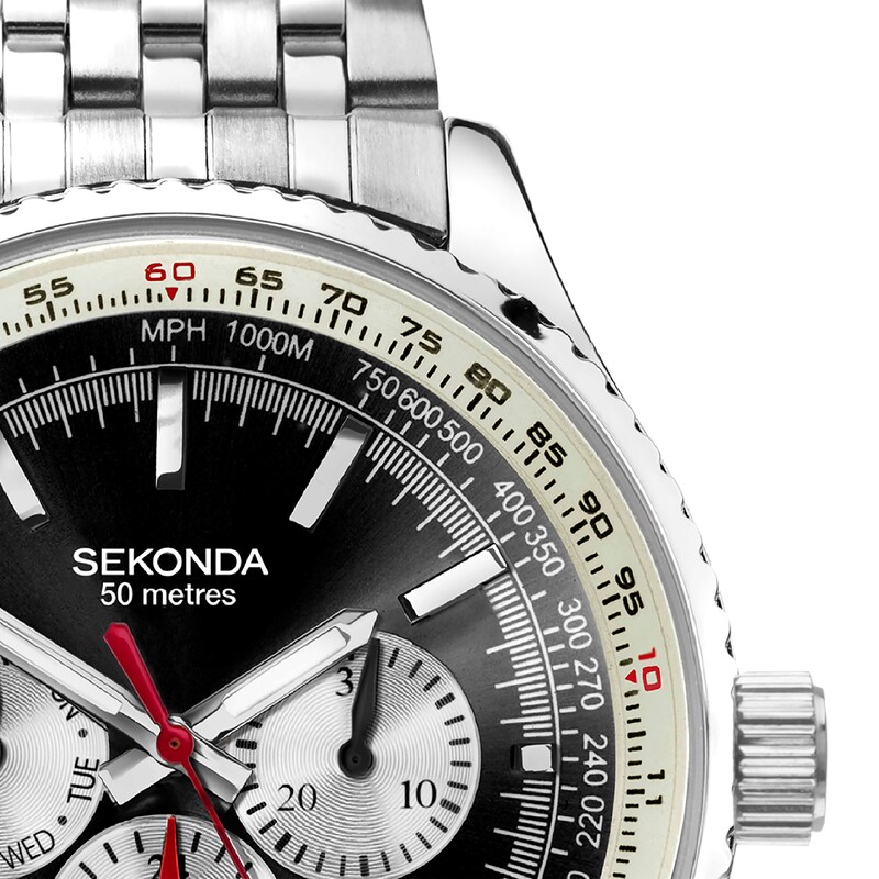 Sekonda Maverick Men's Multi link Stainless Steel Watch