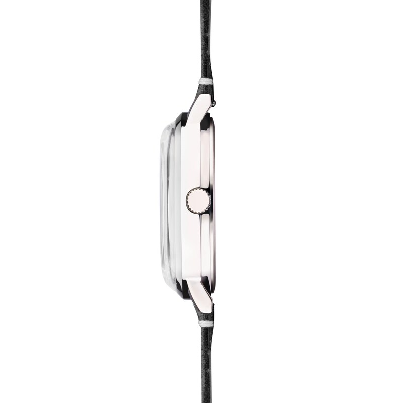 Sekonda 1978 Men’s Black Leather Strap Watch