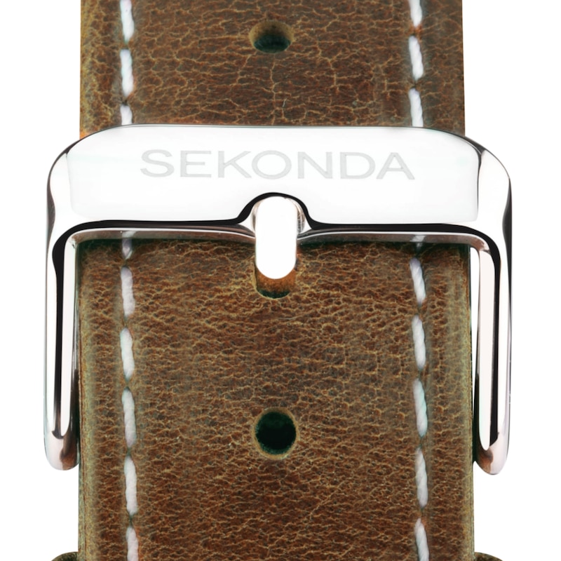 Sekonda 1978 Men’s Tan Leather Strap Watch