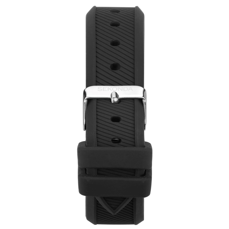 Main Image 4 of Sekonda Pacific Wave Men’s Chronograph Black Silicone Strap Watch