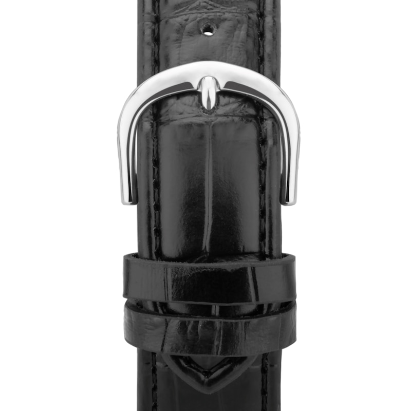 Main Image 5 of Sekonda Easy Reader Men's Black Leather Strap Watch