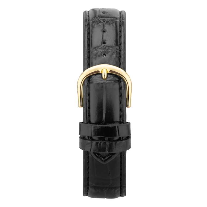 Main Image 4 of Sekonda Easy Reader Men's Black Leather Strap Watch