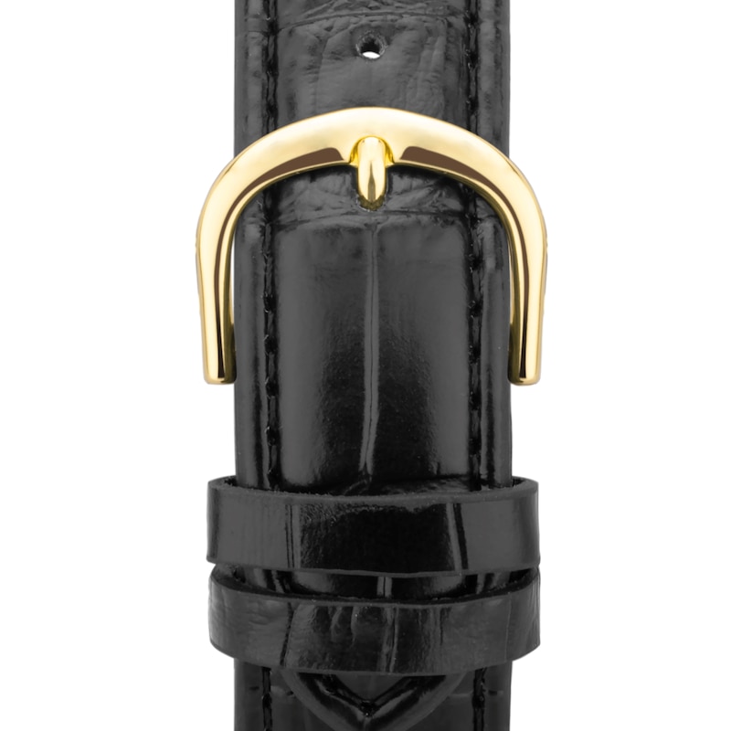 Main Image 5 of Sekonda Easy Reader Men's Black Leather Strap Watch