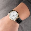 Thumbnail Image 7 of Sekonda Easy Reader Men's Black Leather Strap Watch