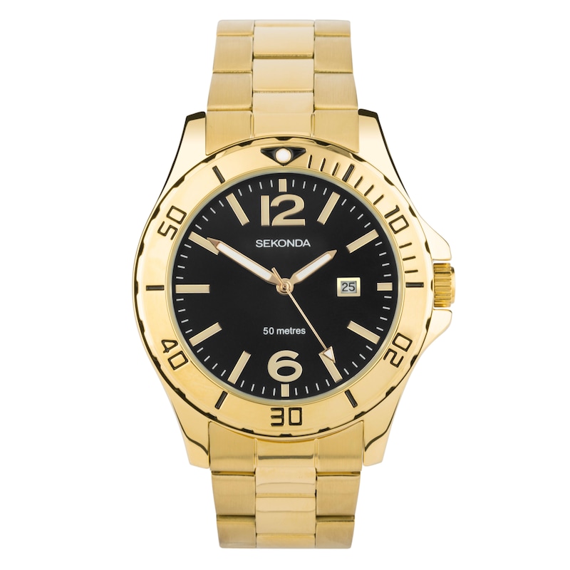 Main Image 1 of Sekonda Men’s Gold Stainless Steel Bracelet Watch