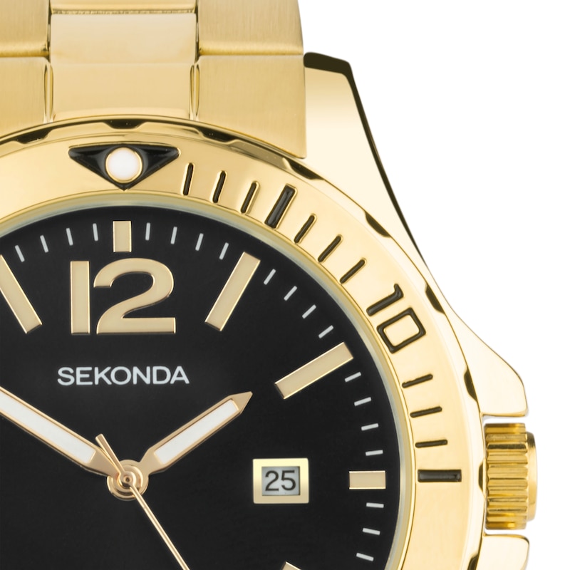Main Image 2 of Sekonda Men’s Gold Stainless Steel Bracelet Watch
