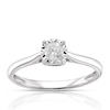 Thumbnail Image 1 of 9ct White Gold 0.17ct Diamond Illusion Set Solitaire Ring