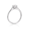 Thumbnail Image 3 of 9ct White Gold 0.17ct Diamond Illusion Set Solitaire Ring