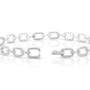 Thumbnail Image 3 of Sterling Silver 0.25ct Diamond Link Bracelet