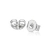 Thumbnail Image 2 of Sterling Silver 0.10ct Diamond Butterfly Stud Earrings