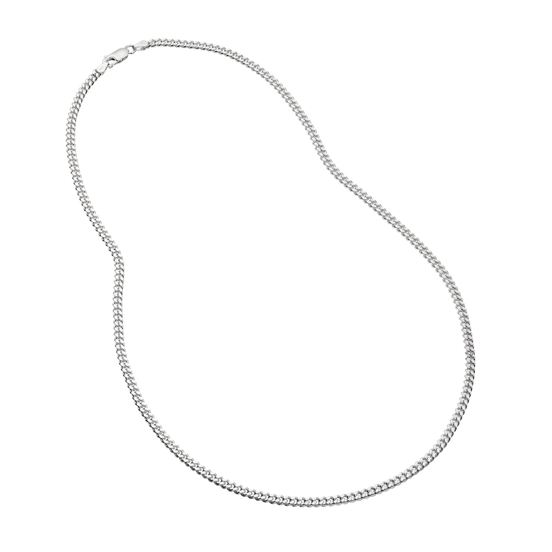 Main Image 2 of Sterling Silver 24" Curb Chain