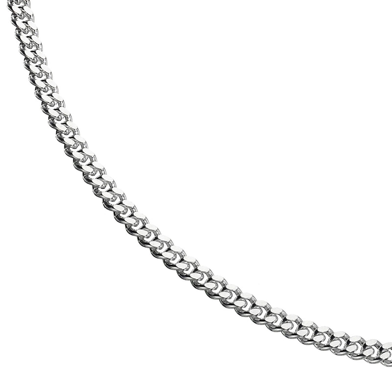 Main Image 1 of Sterling Silver 20" Curb Chain
