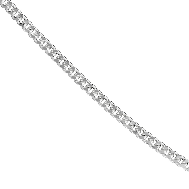 Main Image 2 of Sterling Silver 18" Dainty Curb Chain