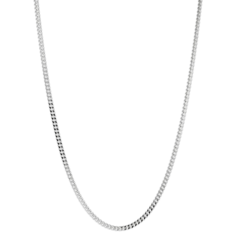 Main Image 1 of Sterling Silver 20" Dainty Curb Chain