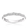 Thumbnail Image 1 of 9ct White Gold 0.20ct Diamond Pavé Half Eternity Ring