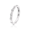 Thumbnail Image 2 of 9ct White Gold 0.20ct Diamond Pavé Half Eternity Ring